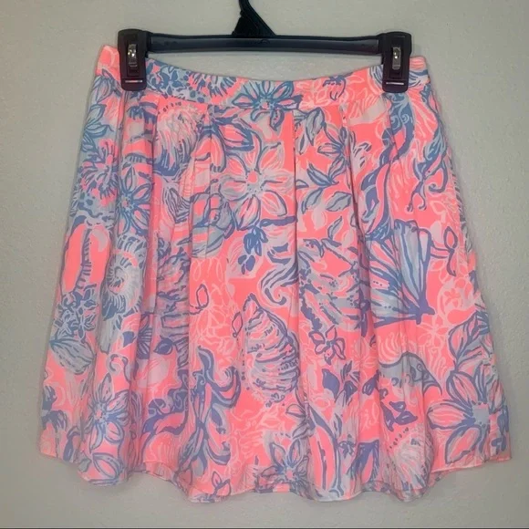 Lilly Pulitzer Selina skirt Summer Siren Size 0 - Picture 2 of 7